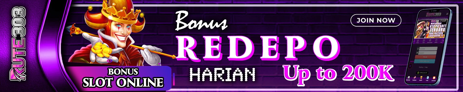 BONUS REDEPO HARIAN 200K